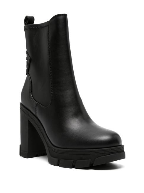 XENO Hohe Stiefeletten mit Plateau SCHWARZ - Damenschuhe