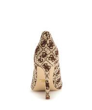 GUESS BLANCHI3 Offenes Jacquard-Dekollet&eacute; im Zehenbereich dunkelbeige - Damenschuhe - 5