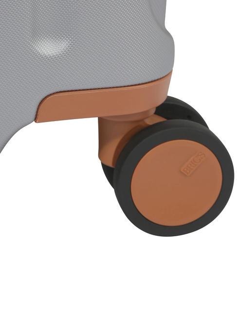 CAPRI Gro&szlig;er Trolley mit USB-Anschluss SILBER - Harte Trolleys