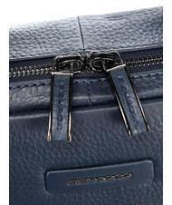 PIQUADRO MODUS RESTYLING Aktentasche aus Leder f&uuml;r PC 14 " Blau - Arbeitstaschen - 3