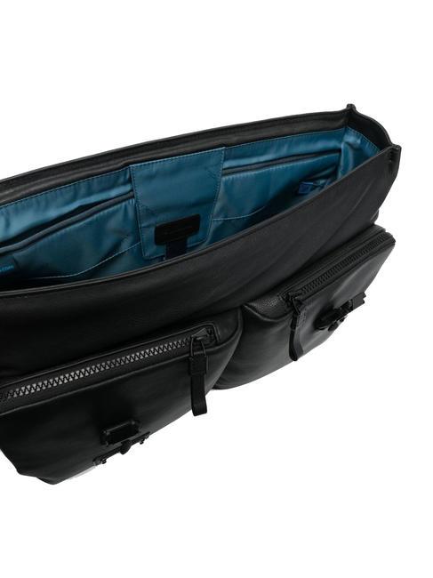 HARPER 15,6-Zoll-Laptop-Aktentasche aus Leder Schwarz - Arbeitstaschen