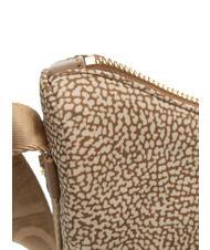 BORBONESE HOBO LUNA MINI ECO LINE Schultertasche beiger Meer - Damentaschen - 3