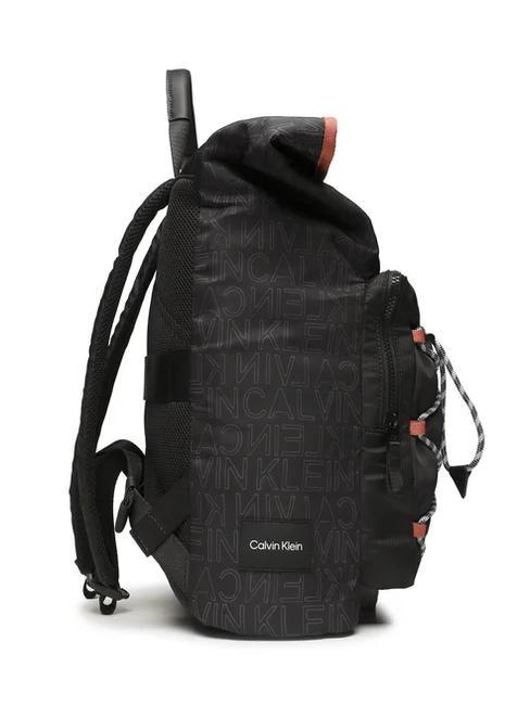 CK MUST T HIKE MONO Laptop-Rucksack mit Rollverschluss, 13 Zoll saisonales Monoschwarz - PC-Rucks&auml;cke