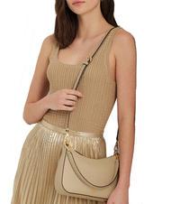 RALPH LAUREN DANNI Umh&auml;ngetasche, mit Schultergurt, aus Leder hellbeige29 - Damentaschen - 5