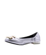 GUESS MICKLE Ballerinas aus Leder Zinn - Damenschuhe - 3