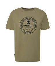 TIMBERLAND SS BRAND CARRIER Baumwoll t-shirt kassel erde - Herren-T-Shirts - 4