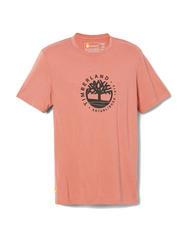 TIMBERLAND SS REFIBRA Baumwoll t-shirt helles Mahagoni - Herren-T-Shirts - 3