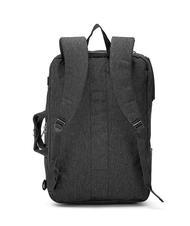 CIAK RONCATO MILLENNIUM Rucksack-Aktentasche mit 3 Rei&szlig;verschl&uuml;ssen, 15,6-Zoll-Laptophalter Schwarz - Arbeitstaschen - 3