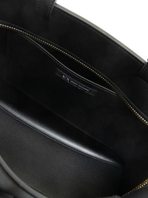 A|X BUCKLE Schulter-Shopper-Tasche Schwarz - Damentaschen