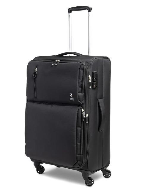 ECO-MOOD Set mit 3 Trolleys: Kabine + mittlere und gro&szlig;e Exp Schwarz - Trolleyset