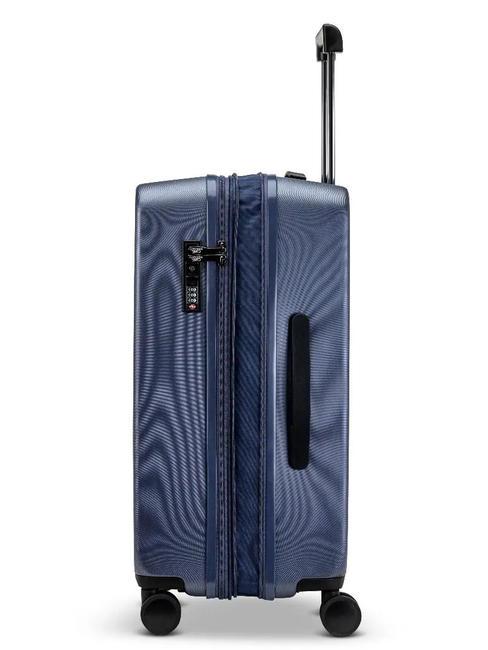 RITMO Mittelgro&szlig;er erweiterbarer Trolley blu navy - Harte Trolleys