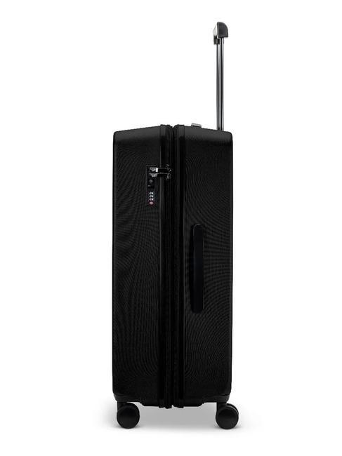 RITMO Gro&szlig;er erweiterbarer Trolley Schwarz - Harte Trolleys