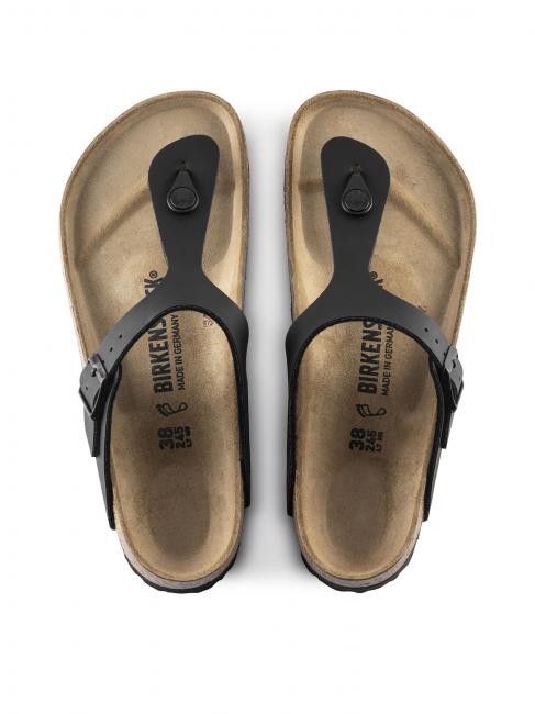 GIZEH BIRKO-FLOR Zehenstegsandale Schwarz - Schuhe Unisex