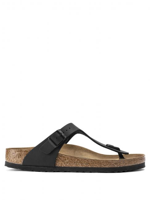 GIZEH BIRKO-FLOR Zehenstegsandale Schwarz - Schuhe Unisex