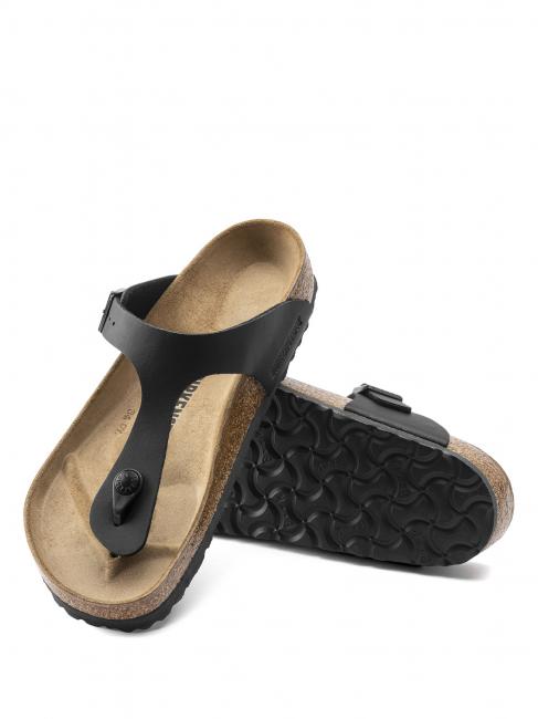 GIZEH BIRKO-FLOR Zehenstegsandale Schwarz - Schuhe Unisex