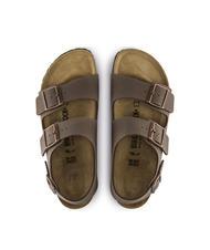 BIRKENSTOCK MILANO Birko-Flor-Sandalen-Slipper Mokka - Schuhe Unisex - 3