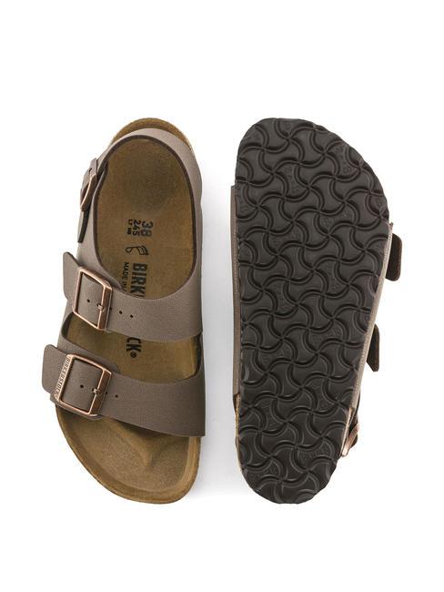 MILANO Birko-Flor-Sandalen-Slipper Mokka - Schuhe Unisex