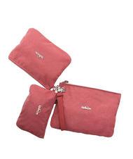 KIPLING IAKA L WRISTLET Trio-Clutch mit Manschette karminroter Glitzer - Damentaschen - 2