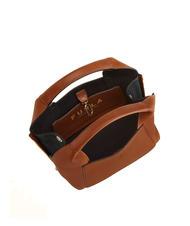 FURLA GILDA Minitaschen aus Leder mit Schultergurt cognac / schwarz - Damentaschen - 4