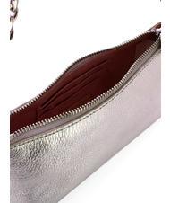 COCCINELLE AURA  Mini-Umh&auml;ngetasche mit Schultergurt SILBER - Damentaschen - 4