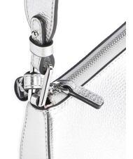 COCCINELLE MERVEILLE Schultertasche aus strukturiertem Leder SILBER - Damentaschen - 3