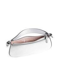 COCCINELLE MERVEILLE Schultertasche aus strukturiertem Leder SILBER - Damentaschen - 4