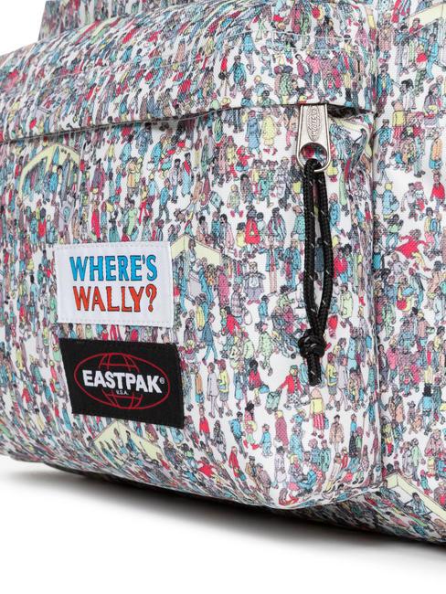 PADDED PAKR Rucksack Wally-Muster wei&szlig; - Rucks&auml;cke f&uuml;r Schule &amp; Freizeit