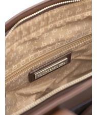 ROCCOBAROCCO GIADA Einkaufstasche mit Schultergurt Braun schwarz - Damentaschen - 4