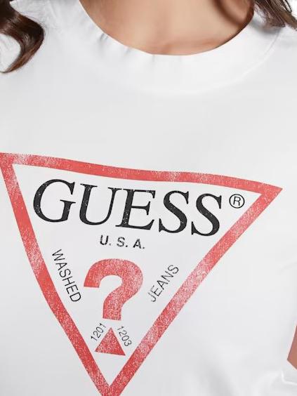 CLASSIC FIT LOGO T-Shirt mit Logo purwei&szlig; - T-Shirts und Tops f&uuml;r Damen