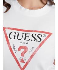 GUESS CLASSIC FIT LOGO T-Shirt mit Logo purwei&szlig; - T-Shirts und Tops f&uuml;r Damen - 3