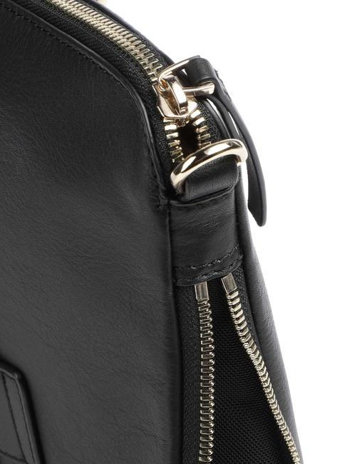 CIRCLE 14-Zoll-Laptoptasche aus Leder Schwarz - Arbeitstaschen