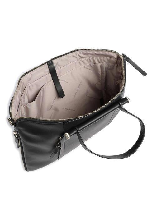 CIRCLE 14-Zoll-Laptoptasche aus Leder Schwarz - Arbeitstaschen