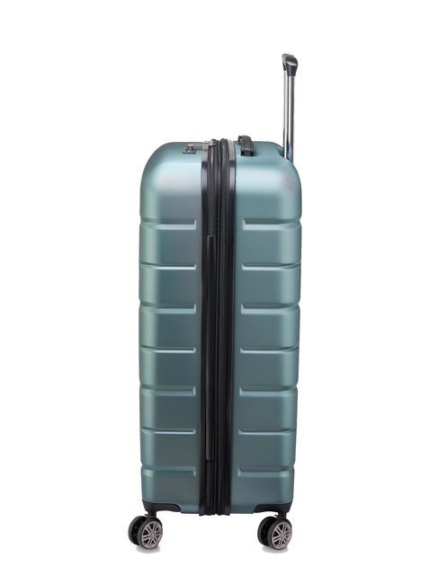 AIR ARMOUR Gro&szlig;er Trolley, erweiterbar gr&uuml;n - Harte Trolleys