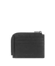 PIQUADRO S129  Kartenetui/Geldb&ouml;rse aus Leder Schwarz - Brieftaschen Herren - 2