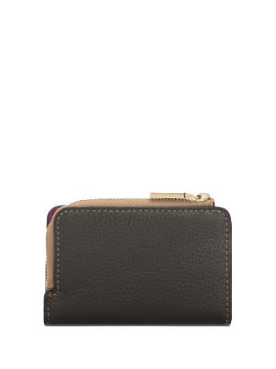 METALLIC TRICOLOR Ledergeldb&ouml;rse Toast/Rinde/Dahl - Brieftaschen Damen
