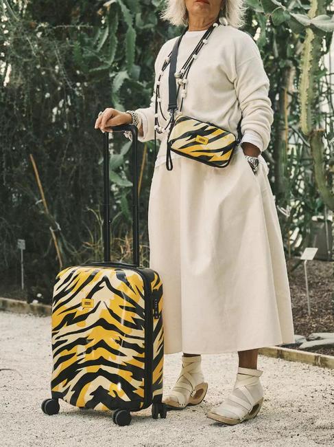 ICON PATTERN Handgep&auml;ckwagen Tigertarnung - Handgep&auml;ck