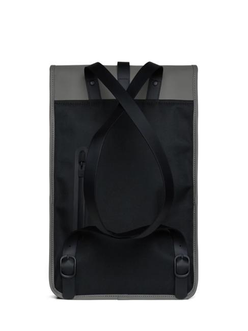 BACKPACK Wasserdichter Rucksack grau - Rucks&auml;cke f&uuml;r Schule &amp; Freizeit
