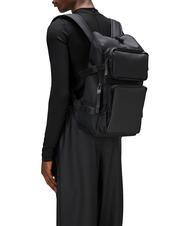 RAINS TRAIL CARGO BACKPACK 13" PC-Rucksack Schwarz - Rucks&auml;cke f&uuml;r Schule &amp; Freizeit - 4
