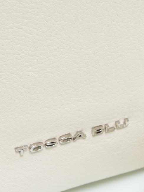 FLORA Handshopper mit Schultergurt Wei&szlig;es Elfenbein - Damentaschen