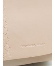 TOSCA BLU SHIRLEY Handtasche mit Schultergurt aus Leder GESICHTSPUDER - Damentaschen - 3