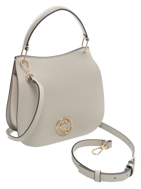 LEILANI Lederhandtasche mit Schultergurt Maulbeere - Damentaschen