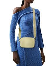 COCCINELLE TEBE Schultertasche aus strukturiertem Leder Kalkw&auml;sche - Damentaschen - 5