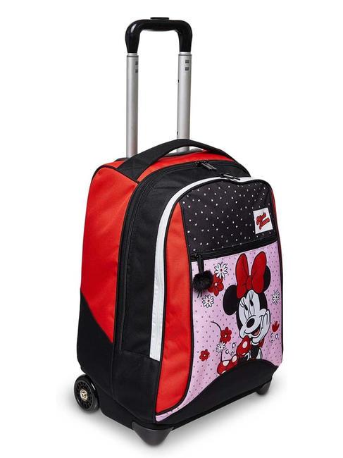 M IS FOR MOUSE Trolley-Rucksack mit 2 R&auml;dern Schwarz - Rucks&auml;cke mit Trolleyfunktion