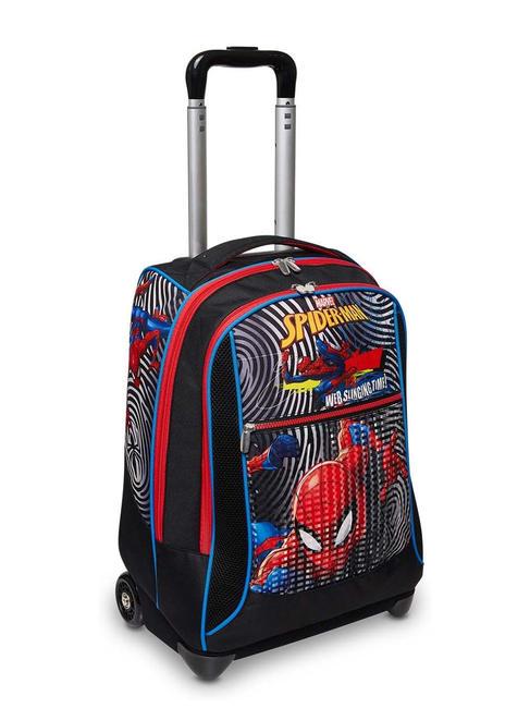 THE GREATEST HERO Trolley-Rucksack mit 2 R&auml;dern Schwarz - Rucks&auml;cke mit Trolleyfunktion