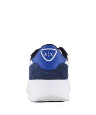 ARMANI EXCHANGE Sneaker dettagli scamosciati Turnschuhe Marine+Blau - Herrenschuhe - 4