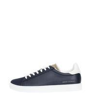 ARMANI EXCHANGE A|X Ledersneaker Marine+Offwhite+D&uuml;ne - Herrenschuhe - 3
