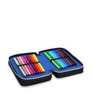 ATALANTA 1907 Federm&auml;ppchen mit 3 Rei&szlig;verschl&uuml;ssen und Schulset Schwarz - Etuis und Zubeh&ouml;r - 4