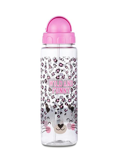 WILD Trinkflasche mit Strohhalmverschluss 500 ml violettrosa - Thermosflaschen
