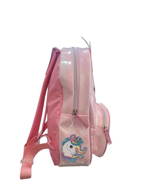 UNICORNO Minirucksack f&uuml;r den Kindergarten rosa Glitzer - Rucks&auml;cke f&uuml;r Schule &amp; Freizeit