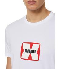 DIESEL T-DIEGOR Baumwoll t-shirt Wei&szlig; - Herren-T-Shirts - 3